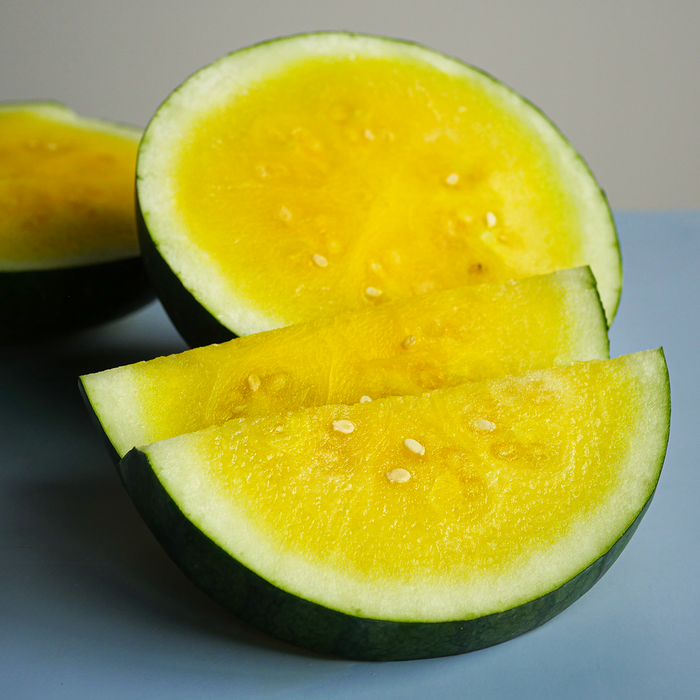 Yellow Seedless Watermelon; Organic