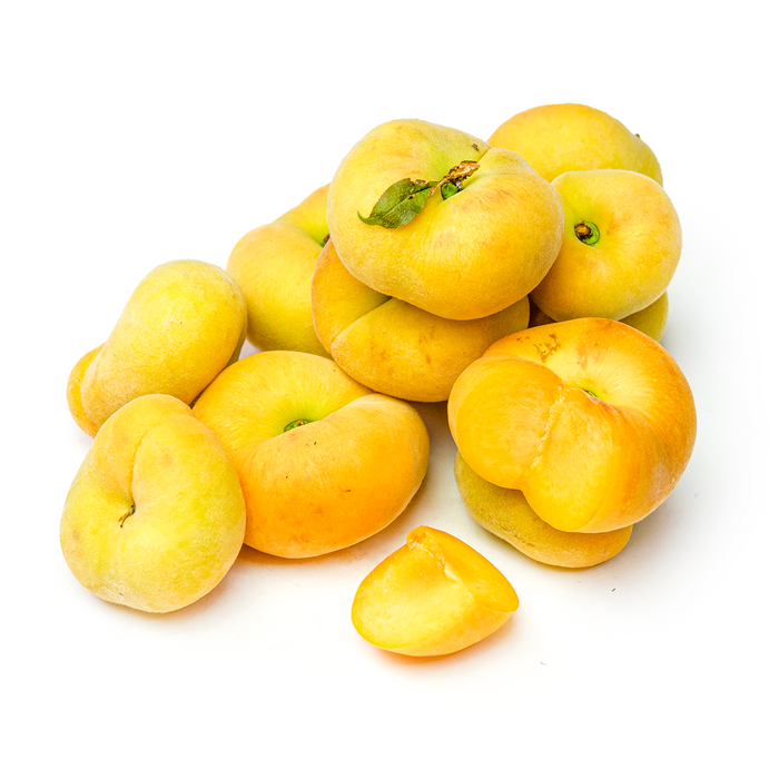 Yellow Doughnut Peaches (2lbs)